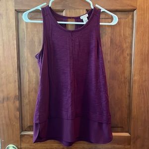 J. Crew Burgundy Tank Top